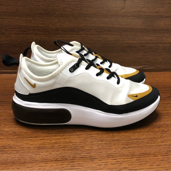 Nike Shoes - NIKE AIR MAX DIA Wome’s White/Black/Metalic Gold Sneakers Size 8.5
